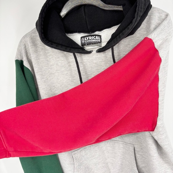 Lyrical Lemonade Patch Hoodie Color-block Size Medium - Picture 5 of 8